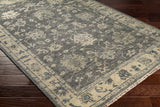 Biscayne BSY-2307 8' x 10' Handmade Rug BSY2307-810  Charcoal, Black, Yellow, Slate, Dark Blue Surya