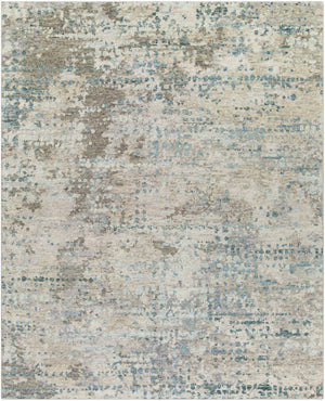 Biscayne BSY-2308 8' x 10' Handmade Rug BSY2308-810  Deep Teal, Sage, Medium Green, Dusty Sage, Charcoal Surya