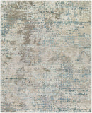 Biscayne BSY-2308 8' x 10' Handmade Rug BSY2308-810  Deep Teal, Sage, Medium Green, Dusty Sage, Charcoal Surya