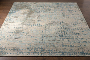 Biscayne BSY-2308 8' x 10' Handmade Rug BSY2308-810  Deep Teal, Sage, Medium Green, Dusty Sage, Charcoal Surya