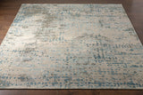 Biscayne BSY-2308 8' x 10' Handmade Rug BSY2308-810  Deep Teal, Sage, Medium Green, Dusty Sage, Charcoal Surya