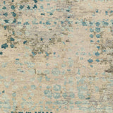 Biscayne BSY-2308 8' x 10' Handmade Rug BSY2308-810  Deep Teal, Sage, Medium Green, Dusty Sage, Charcoal Surya