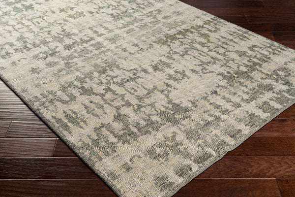 Surya Biscayne Handmade 2' X 3' Wool Rug - Luxurious Medium Pile With Fringe, Perfect For Any Room Ivory Nz Wool Bsy2309-23