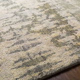 Biscayne BSY-2309 8' x 10' Handmade Rug BSY2309-810  Ivory, Medium Gray, Dusty Sage, Sage Surya