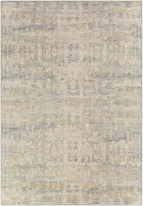 Biscayne BSY-2310 6' x 9' Handmade Rug BSY2310-69  Charcoal, Light Beige, Tan, Light Olive, Medium Gray Surya