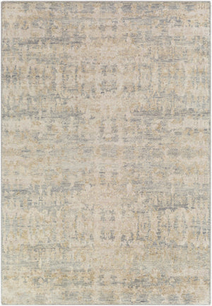 Surya Biscayne Handmade 2' X 3' Wool Rug - Luxurious Medium Pile With Fringe, Perfect For Any Room Charcoal Nz Wool Bsy2310-23