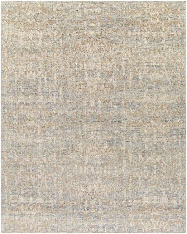 Biscayne BSY-2310 8' x 10' Handmade Rug BSY2310-810  Charcoal, Light Beige, Tan, Light Olive, Medium Gray Surya