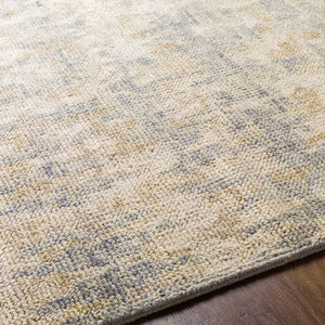 Surya Biscayne Handmade 2' X 3' Wool Rug - Luxurious Medium Pile With Fringe, Perfect For Any Room Charcoal Nz Wool Bsy2310-23