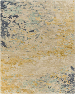 Biscayne BSY-2311 8' x 10' Handmade Rug BSY2311-810  Mustard, Beige, Oatmeal, Medium Gray, Gray Surya