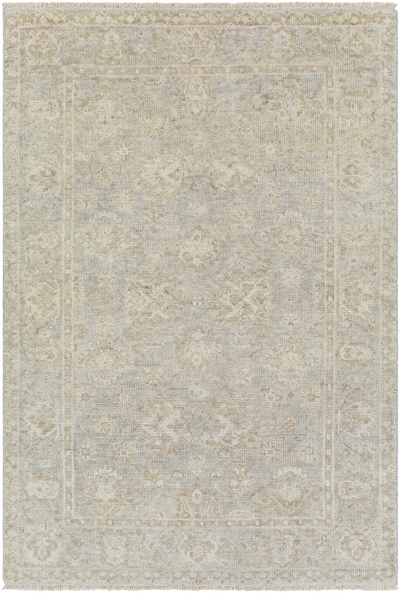 Biscayne BSY-2313 8' x 10' Handmade Rug BSY2313-810  Light Slate, Tan, Medium Gray, Light Gray Surya