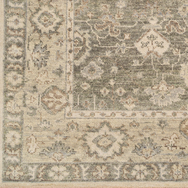 Biscayne BSY-2316 9' x 12' Handmade Rug BSY2316-912  Olive, Sage, Ivory, Brown, Light Slate Surya