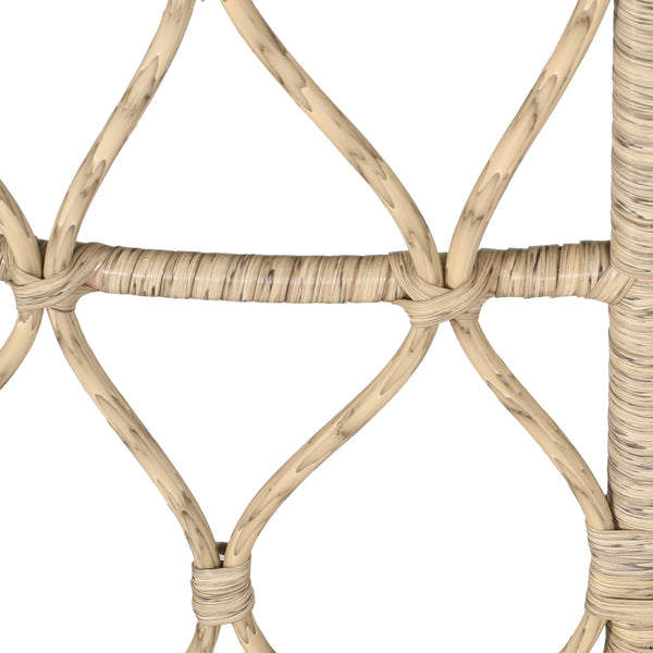 English Elm Christopher Knight Home® - BRUCE Wicker Rattan Coffee Table with Boho Weave Top, Durable Polyethylene Construction, 32.5"W Brown 70417.00LBRN