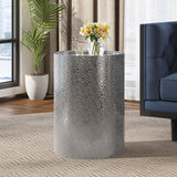 Christopher Knight Home® - Noble House - Braeburn Modern Round Accent Table with Hammered Iron