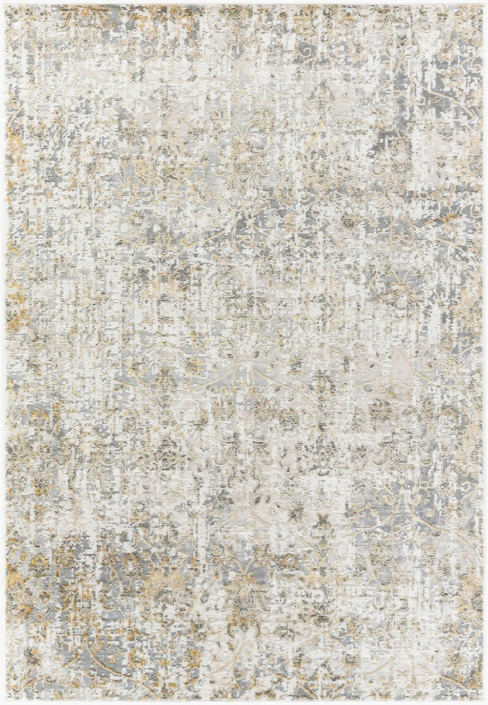 Livabliss Amman Machine Woven Geometric Area Rug Mid-century Modern Style for Living Room Cream, Beige 7'10" x 10' BTA2305-71010