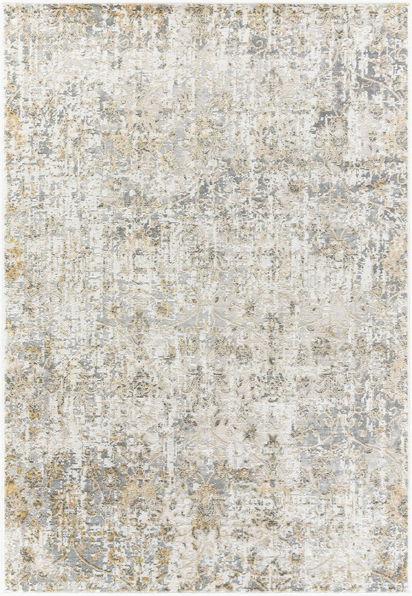 Livabliss Amman Machine Woven Geometric Area Rug Mid-century Modern Style for Living Room Cream, Beige 7'10" x 10' BTA2305-71010