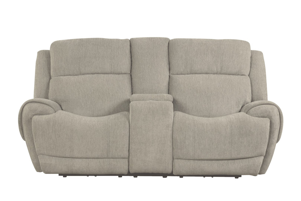 Parker House Parker Living Spencer - Tide Pebble Power Reclining Console Loveseat Tide Pebble 100% Polyester (W) MSPE#822CPH-TPE