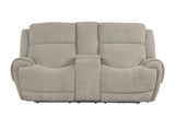 Parker House Parker Living Spencer - Tide Pebble Power Reclining Console Loveseat Tide Pebble 100% Polyester (W) MSPE#822CPH-TPE