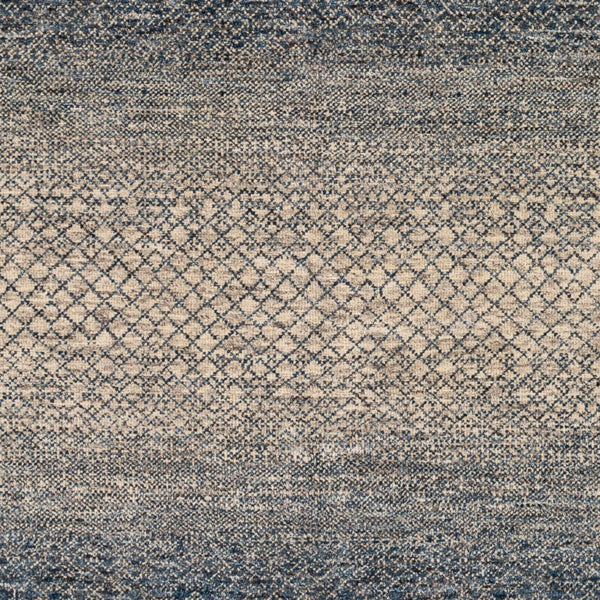 Surya Bethesda 2' X 3' Handmade Wool Rug - Vibrant Bohemian Style, Hand-knotted, Timeless Charm For Your Home Dark Blue Wool,Viscose Btd2302-23