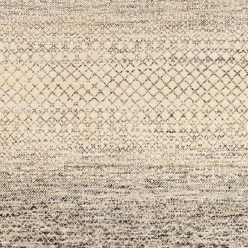 Surya Bethesda 2' X 3' Handmade Wool Rug - Vibrant Bohemian Style, Hand-knotted, Timeless Charm For Your Home Charcoal Wool,Viscose Btd2303-23