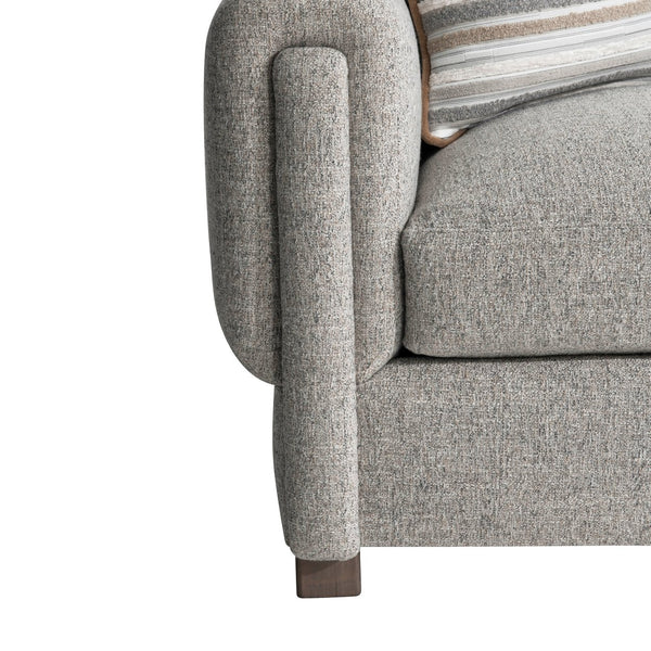 Bernhardt Bernhardt Tori Fabric Chair With Sculptural Cushion Arms, Deep Plush Seat, Custom Upholstery Options - Made to Order P7662A