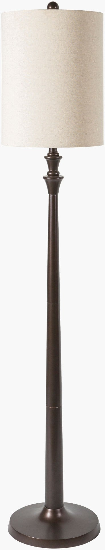 Livabliss Bettiny Slim Metal Floor Lamp with Linen Fabric Shade for Living Room Reading Nooks BTI-002