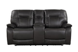 Parker House Parker Living Axel - Ozone Power Reclining Console Loveseat Ozone 83% Polyester, 17% PU (W) MAXE#822CPH-OZO