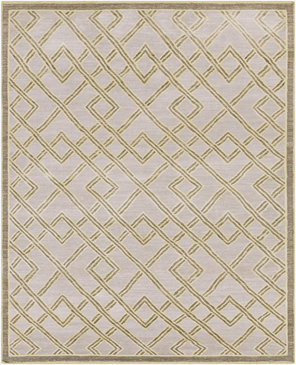 Surya Brighton Btn-4000 8' X 10' Handmade Viscose Rug - Durable Modern Decor With Natural Charm & Warranty Wheat Viscose Btn4000-913