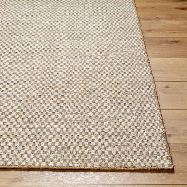 Bolton BTO-2300 9' x 12' Handmade Rug BTO2300-912  Tan, Cream Surya