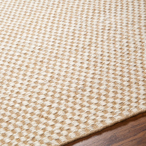 Surya Bolton 2' X 3' Handmade Area Rug - Timeless Cottage Style, Soft Wool & Jute Blend For Cozy Spaces Tan Wool,Jute Bto2300-310