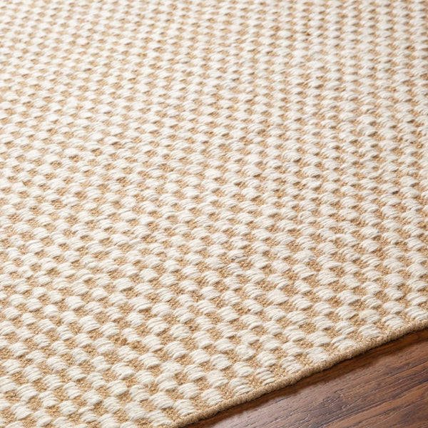 Surya Bolton 2' X 3' Handmade Area Rug - Timeless Cottage Style, Soft Wool & Jute Blend For Cozy Spaces Tan Wool,Jute Bto2300-310