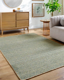 Bolton BTO-2303 9' x 12' Handmade Rug BTO2303-912  Prairie Dust, Army Green, Khaki Surya