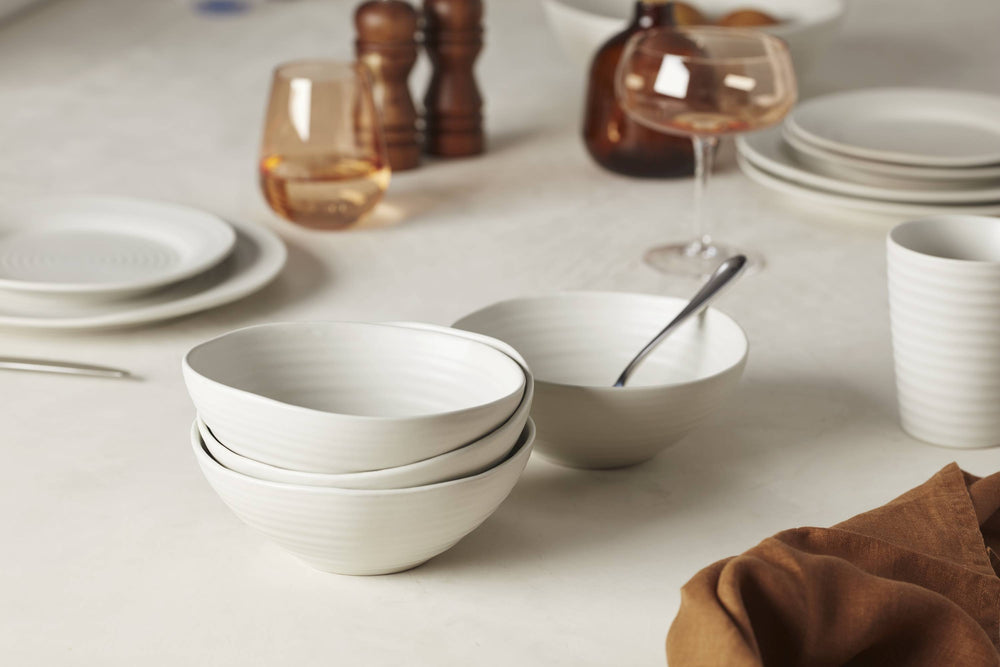 Lenox Oneida Ridge White 12 Piece Dinnerware Set White, WHITE STONEWARE 895939