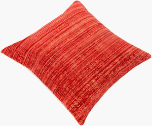 Surya Barletta 27" Floor Pillow - Luxurious Cotton-polyester Blend, Stylish Accent For Any Room Decor Red Cotton,Polyester,Polyester Btt002-2727p