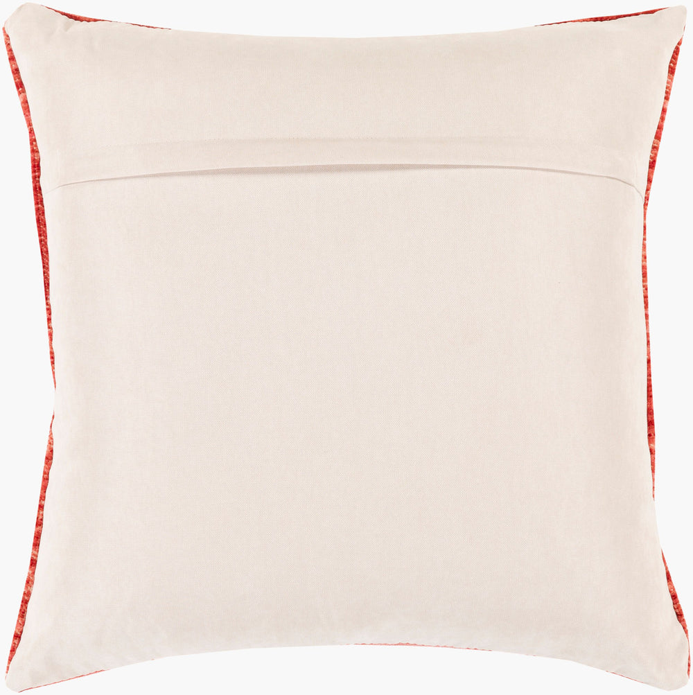 Surya Barletta 27" Floor Pillow - Luxurious Cotton-polyester Blend, Stylish Accent For Any Room Decor Red Cotton,Polyester,Polyester Btt002-2727p