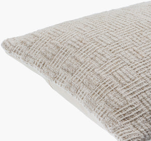 Surya Bentonville 18" Luxury Accent Pillow - Soft Linen-cotton Blend For Elegant Home Décor & Style Light Beige Linen,Cotton,Cotton Btv001-1818