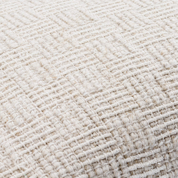 Surya Bentonville 18" Luxury Accent Pillow - Soft Linen-cotton Blend For Elegant Home Décor & Style Light Beige Linen,Cotton,Cotton Btv001-1818