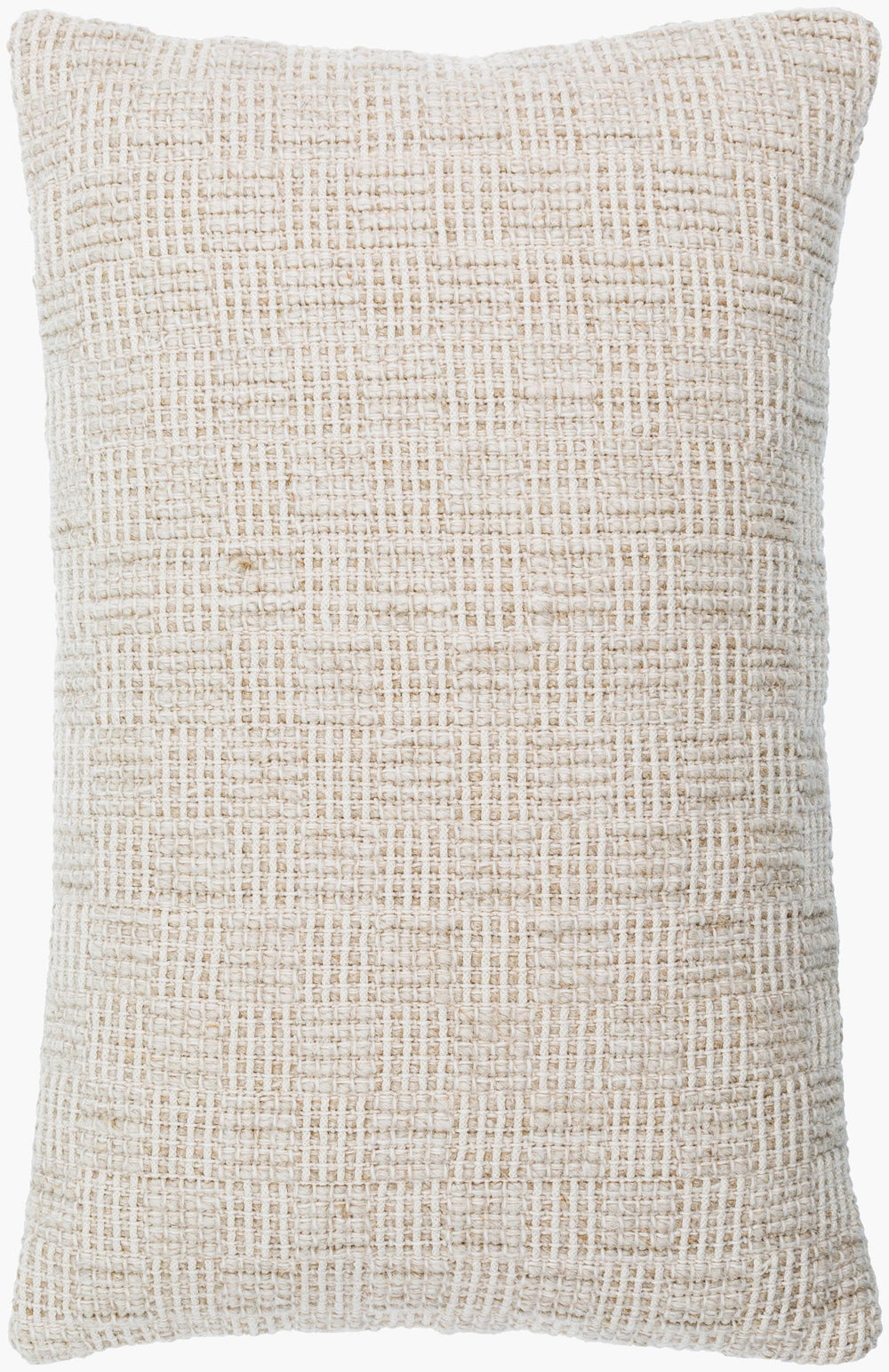 Surya Bentonville 14"L X 22"W Luxurious Linen-cotton Lumbar Pillow - Timeless Elegance For Your Home! Light Beige Linen,Cotton,Cotton Btv001-1422d