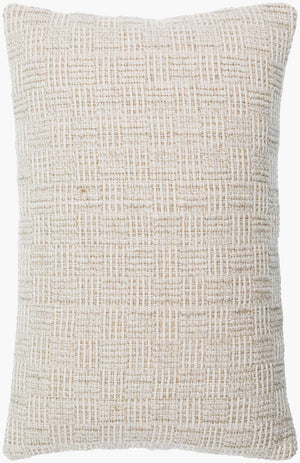 Surya Bentonville 14"L X 22"W Luxurious Linen-cotton Lumbar Pillow - Timeless Elegance For Your Home! Light Beige Linen,Cotton,Cotton Btv001-1422d