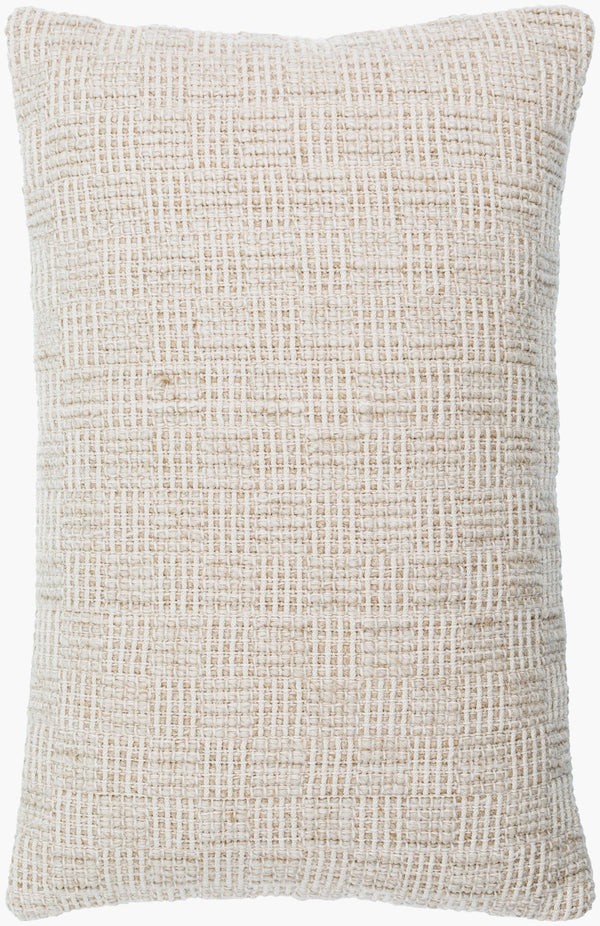 Surya Bentonville 14"L X 22"W Luxurious Linen-cotton Lumbar Pillow - Timeless Elegance For Your Home! Light Beige Linen,Cotton,Cotton Btv001-1422d