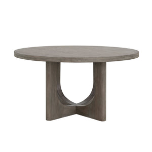 Scott Living Home Griffith Round Dining Table Gray with Light Wood Finish P367-DR-K1 Pulaski Furniture