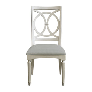 Zoey Wood Back Side Chair 2/ctn Silver P344260 Pulaski Furniture