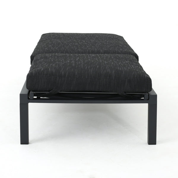 English Elm Christopher Knight Home® - Navan Chaise Lounge Set - Dark Grey Outdoor Comfort With Ergonomic Design, Storage & Style 60802.00MSH