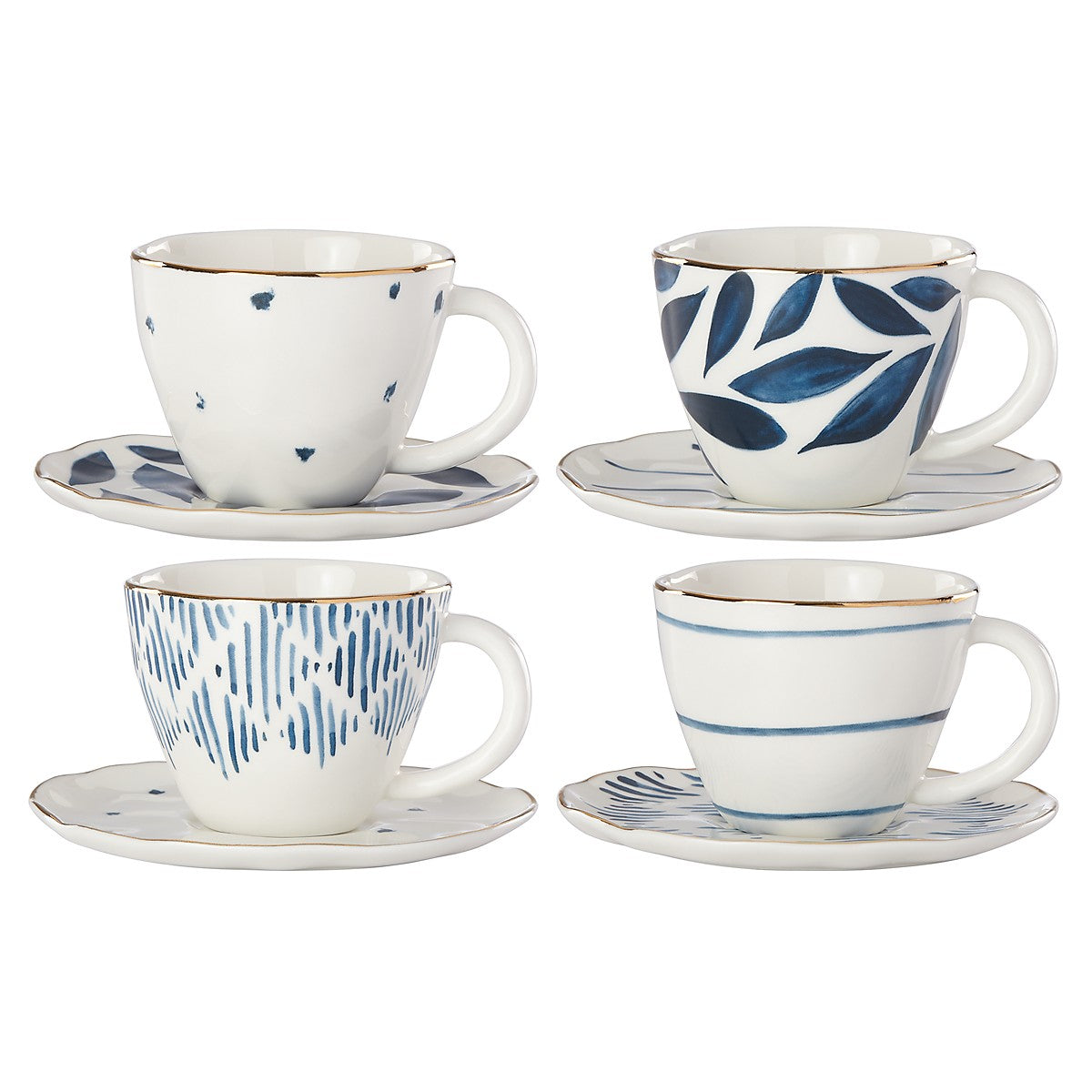 Lenox Blue Bay Espresso Cup & Saucer