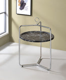 Steve Silver Miro Side Table [Black/Silver] MR200ES