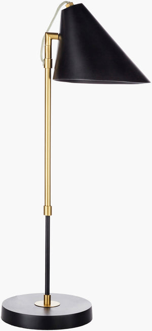 Surya Bauer Modern 25" Table Lamp In High-quality Brass & Metal - Stylish Home Lighting Upgrade! Body, Metallic ,Brass Iron,Brass,Iron,Metal Bue-001