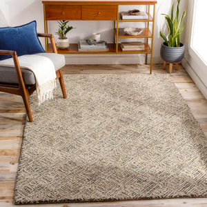 Surya Buford 2' X 3' Handmade Bohemian Global Rug - Soft Wool, Durable, Stylish For Any Room Decor Ivory Wool Buf2300-23