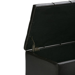 English Elm Dover 3 Piece Storage Ottoman Set In Tanners Brown - Stylish Seating & Hidden Storage Solution! B136P158206