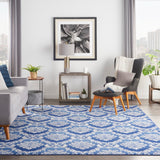 Nourison Whimsicle WHS01 Machine Made Power-loomed No Border Indoor Only Farmhouse  Rug Blue, Blue 100% Polypropylene 99446830517