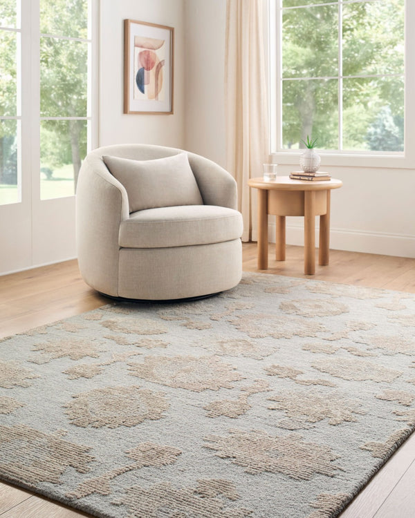 Livabliss Baku Hand Tufted Wool Accent Rug Artisan Crafted for Entryway or Transitional Decor Pewter, Sandst 2' x 3' BUK2300-23