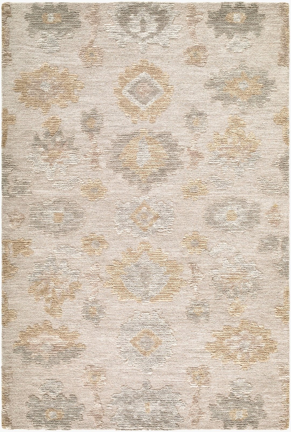 Livabliss Baku Hand-tufted Wool Accent Rug Transitional Pattern for Entryway or Bedside Beige, Taupe 2' x 3' BUK2301-23
